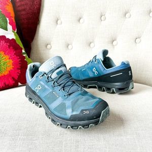 Men's On Cloudventure Blue Waterproof Running Shoes Size 11